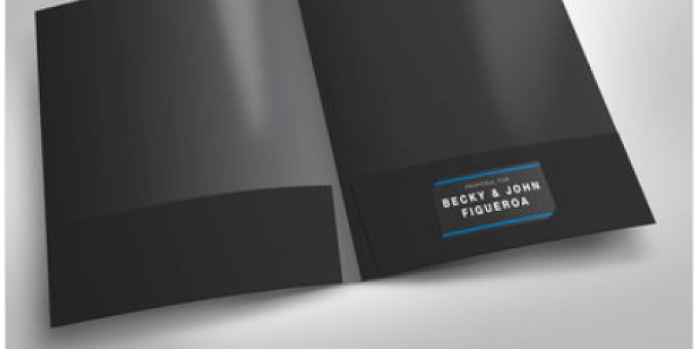 Get Noticed: Print Colorful Logos and Designs on Custom Presentation Folders